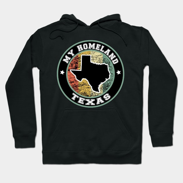 Homeland Texas state USA vintage Hoodie by LiquidLine